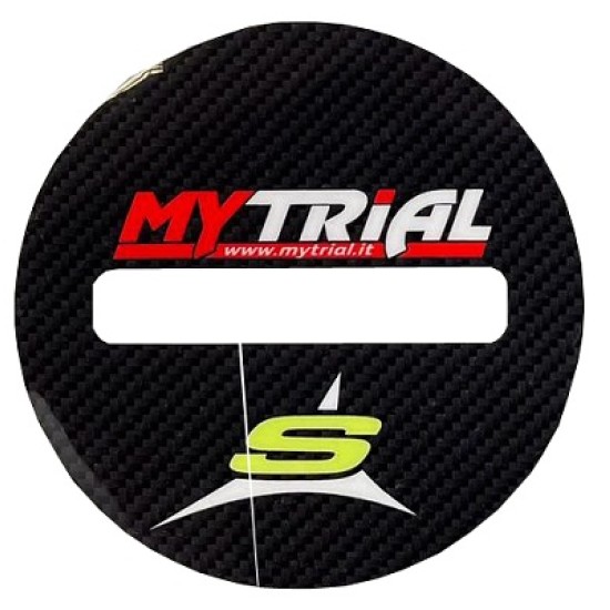 KIT Adesivi Coperchi Volano e Frizione SHERCO (FINTO CARBONIO)