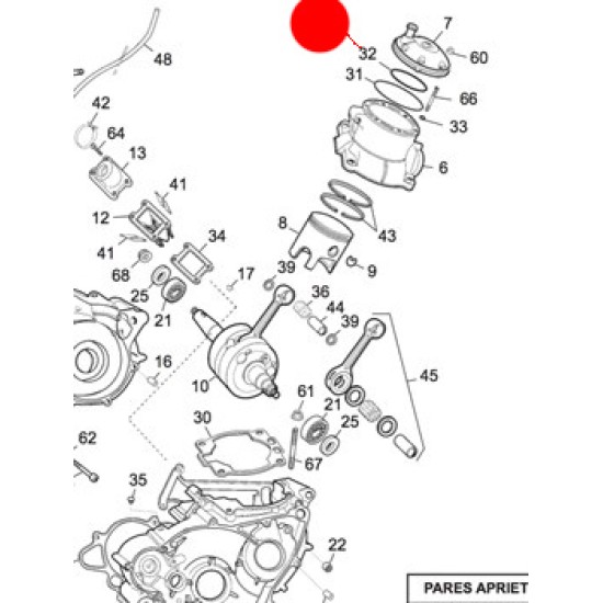 Oring Testa Interno SHERCO 125cc 1999-2020