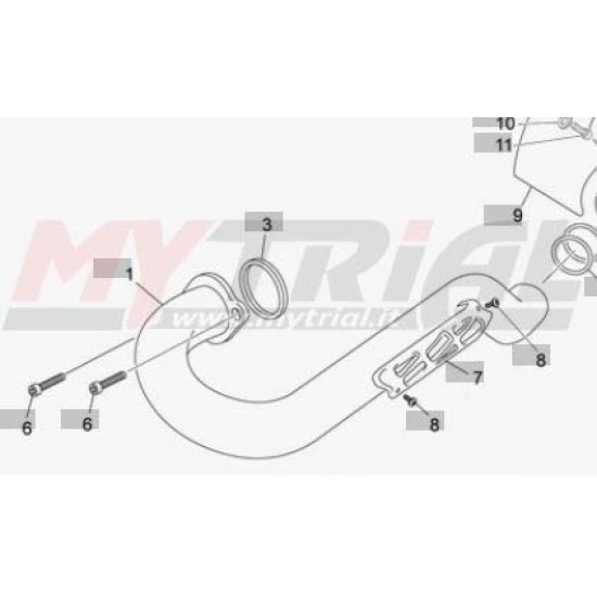 Vite Protezione Scarico SHERCO X-RIDE, SCORPA T-RIDE