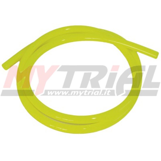 Tubo Benzina 4x8mm (GIALLO FLUO)