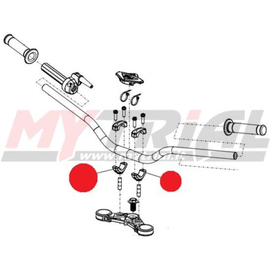 Cavallotto Inferiore Manubrio TRS RR 17/23