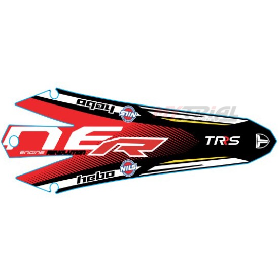 Adesivo Parafango Posteriore TRS ONE R 2023