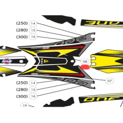 Adesivo Coperchio Cassa Filtro TRS RR 2017