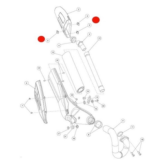 Grappette Fondello Silenziatore TRS