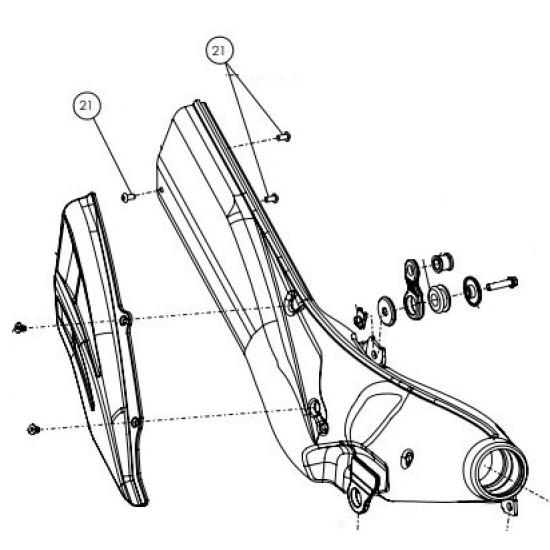 Bullone Vite Fondello Silenziatore TRS