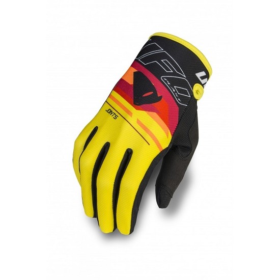 Guanti UFO JOINTS (Nero-Giallo)