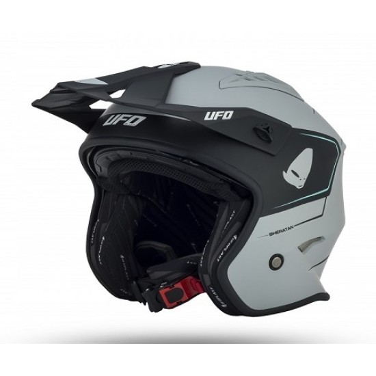 Casco UFO (Bianco-Nero)