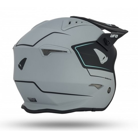 Casco UFO (Bianco-Nero)