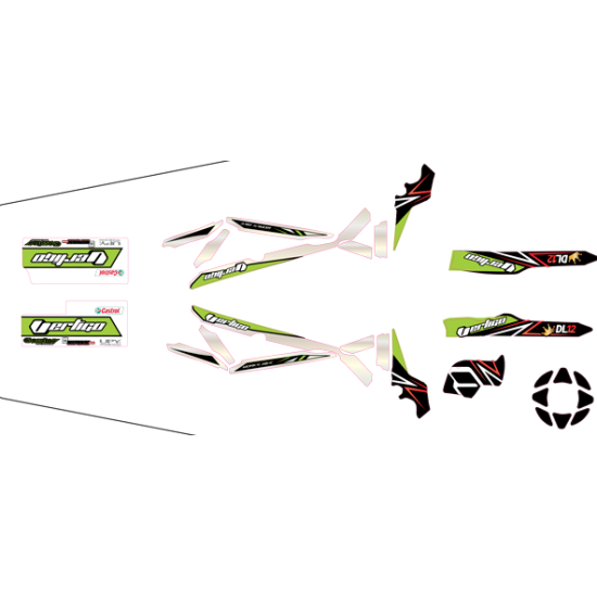 Kit Adesivi Telaio VERTIGO DL12 REPLICA 2018